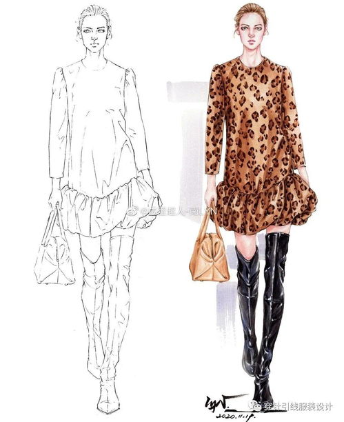 80張服裝效果圖線稿 創意設計與靈感源泉